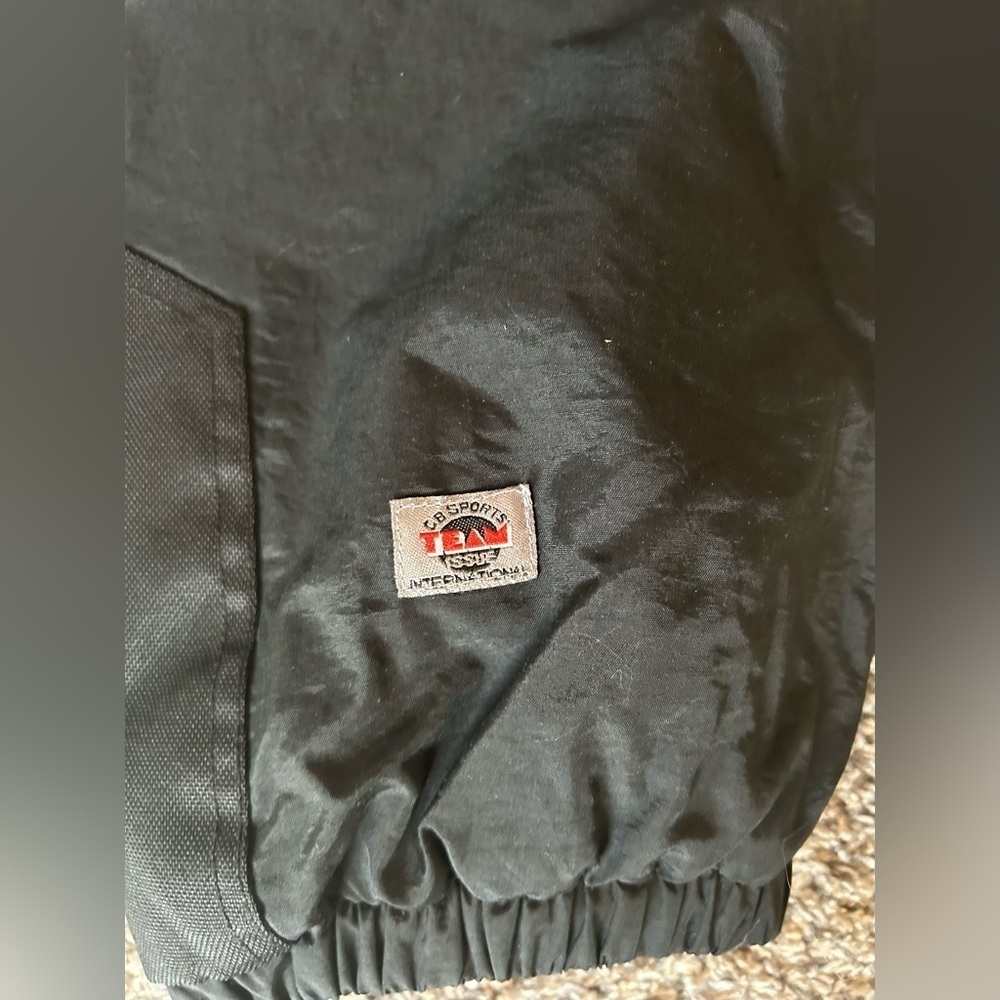 5/$25 CB Sports Team Issue International pull on black snowpants size small - Picture 5 of 9